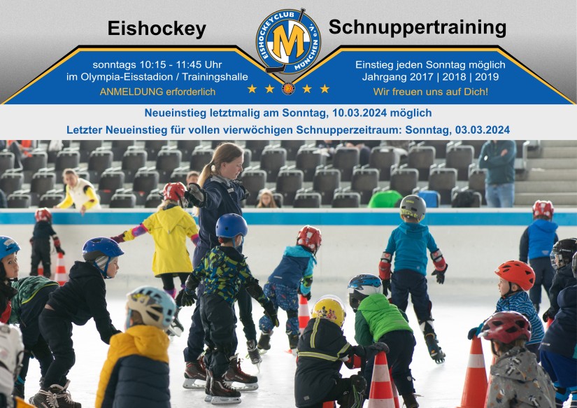 Schnuppertraining endet am 24.03.2024