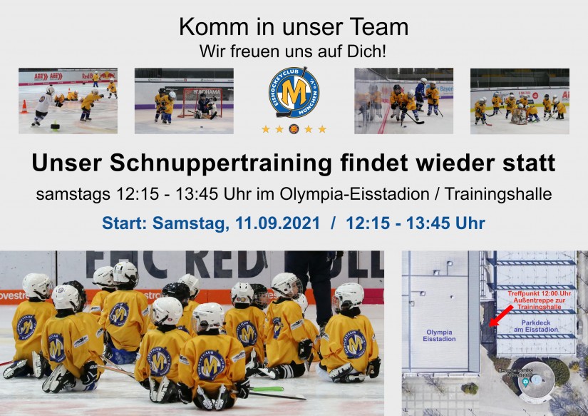 Schnuppertraining findet wieder statt
