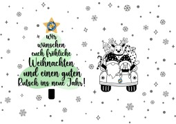 Frohe Weihnachten und einen guten Start ins neue Jahr