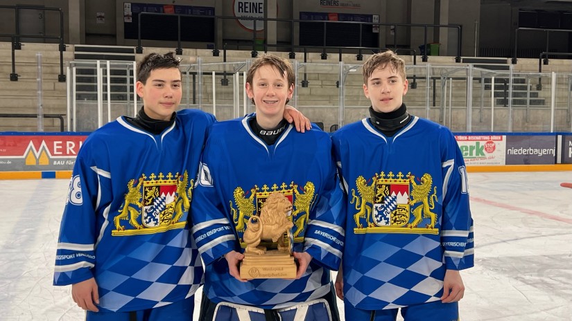 BEV U14 Auswahl gewinnt „BAYERISCHER LÖWE 2023“ mit EHC Beteiligung